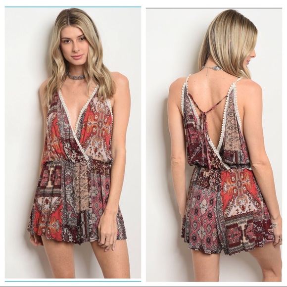 Boho Chic Romper - Picture 2 of 2